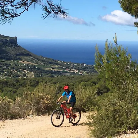 Lejlighed Large Private Garden, Quiet 2-bedroom Apartment, Air Conditioning, Wifi, Parking Cassis
