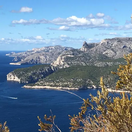 Large Private Garden, Quiet 2-bedroom Apartment, Air Conditioning, Wifi, Parking Lejlighed Cassis